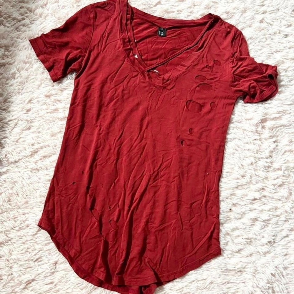 Distressed Grunge Gothic Punk Edgy Rugged Urban‎ Alternative Scene Rave Tshirt